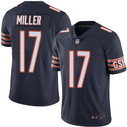 Chicago Bears Limited Navy Blue Men Anthony Miller Home Jersey NFL Football 17 Vapor Untouchable